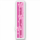 Sticker Fleurs roses (Devant)