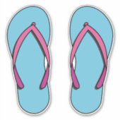 Sticker Flip Flops de plage (Devant)