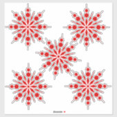 Sticker Flocon de neige (Feuille)