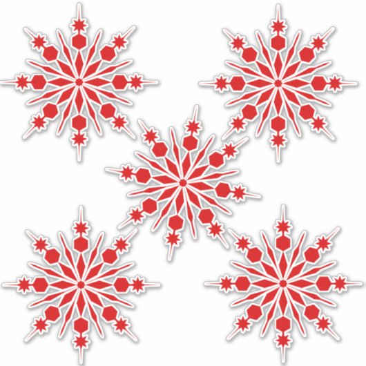 Sticker Flocon de neige (Devant)