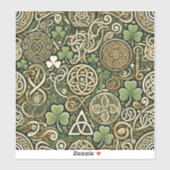 Sticker Floraison Celtique (Feuille)