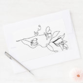 Sticker floral (Enveloppe)