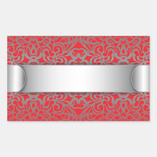 Sticker Floral abstracte achtergrond