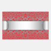 Sticker Floral abstrait arrière - plan (Devant)