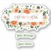 Sticker Floral Aïd Moubarak (Devant)