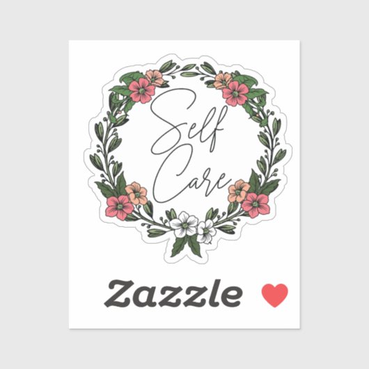 Sticker Floral autogéré (Feuille)