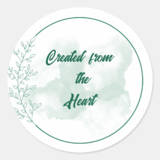 Sticker floral Design : Créé à partir du coeur