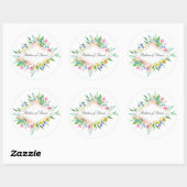 Sticker Floral Diamond Matron of Honor (Feuille)