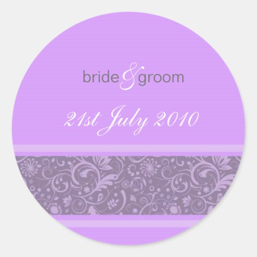 Sticker - Floral Fantasy - Lavender (Voorkant)