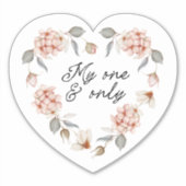 Sticker Floral Heart Valentine's Day (Devant)