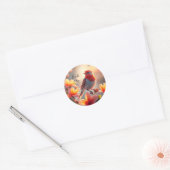 Sticker Floral Orange (Enveloppe)
