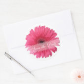 Sticker floral personnalisé (Enveloppe)