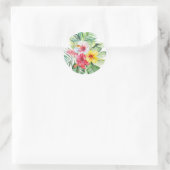 Sticker floral tropical (Sac)