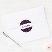 Sticker floral Tropical Pink Elegant Hibiscus (Enveloppe)