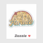 Sticker Florence, Arizona (Feuille)