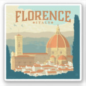 Sticker Florence, Italie (Devant)