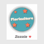 Sticker Floriculture (Feuille)