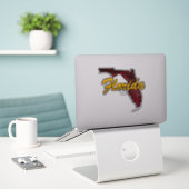 Sticker Florida (Ordinateur portable sur le bureau)