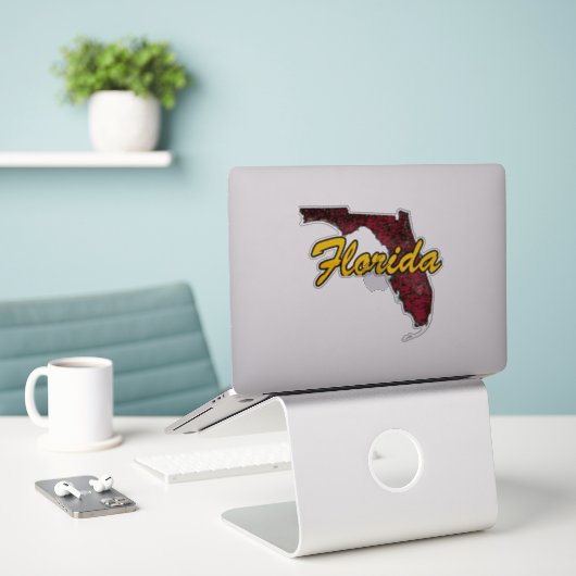 Sticker Florida (Ordinateur portable sur le bureau)
