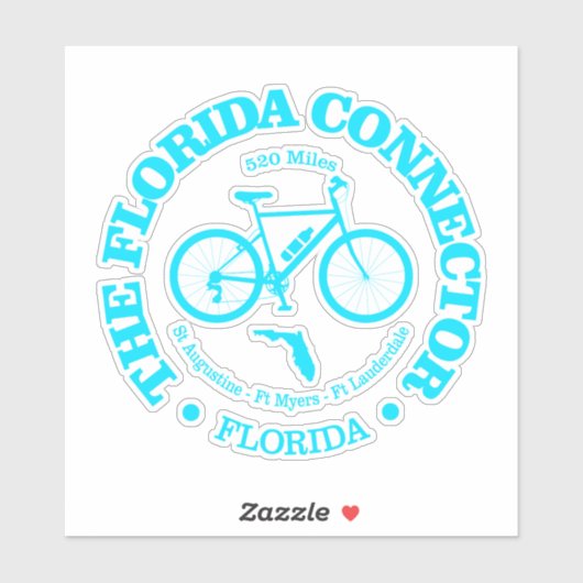 Sticker Floride Connector Trail (vélo) (Feuille)
