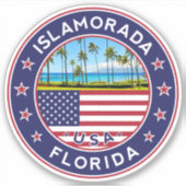 Sticker Floride, Islamorada (Devant)