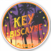 Sticker Floride, Key Biscayne (Devant)