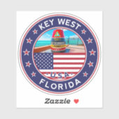 Sticker Floride, Key West (Feuille)