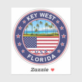Sticker Floride, Key West (Feuille)