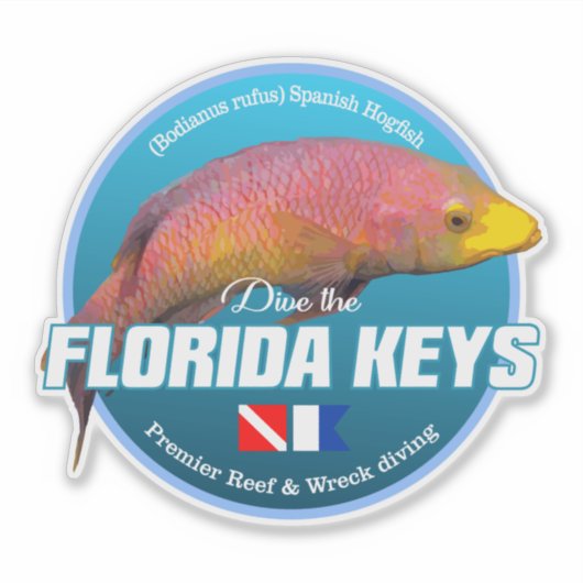 Sticker Floride Keys (DD2) (Devant)