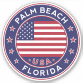 Sticker Floride, Palm Beach (Devant)