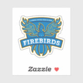 Sticker Floride Virtual High School Firebirds (Feuille)