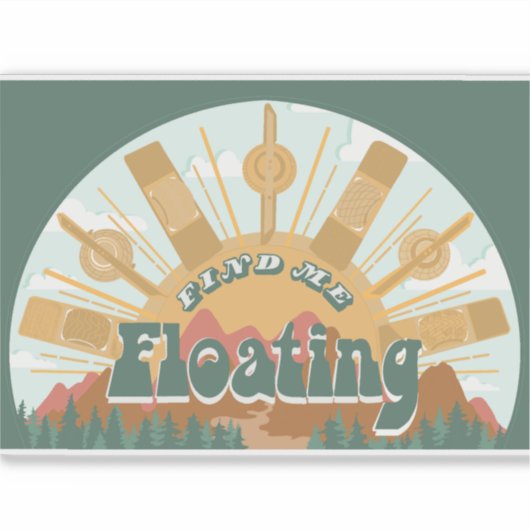 Sticker flottant Find Me (Devant)