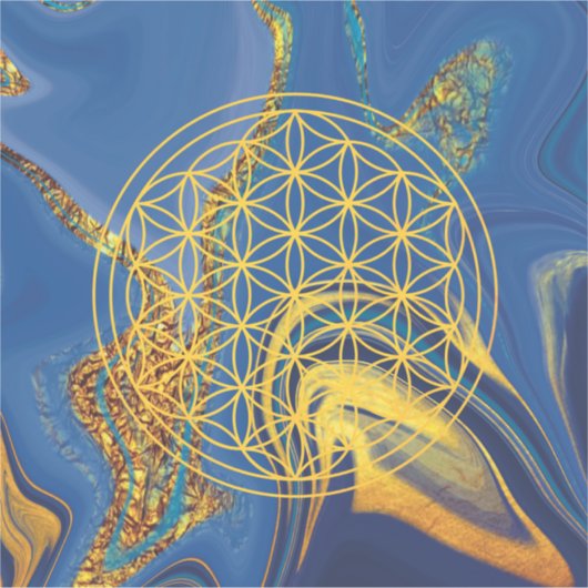 Sticker flower (Devant)