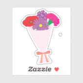 Sticker Flower Bouquet (Feuille)