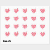 Sticker Flower Heart 1 (Feuille)