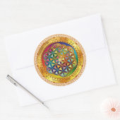 Sticker Flower of Life - Design ORIGINAL par Lilya (Enveloppe)