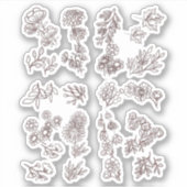 Sticker Flower Pack brillant et brillant (Devant)