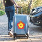 Sticker Flower rouge hibiscus (Valise Insitu)
