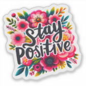 Sticker Flowers Inspire Positivity and Hope (Devant)