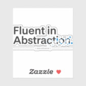 Sticker Fluent in Abstraction Minimalist Programmer Design (Feuille)