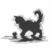 Sticker Fluffy chat jouet (Devant)