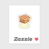 Sticker Fluffy Waffles (Feuille)