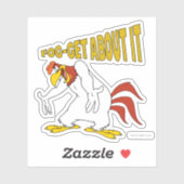 Sticker Fog-Get À Ce Sujet (Feuille)