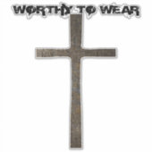 Sticker Foi Croix Armure - À Porter (Devant)