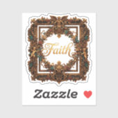 Sticker Foi Élégant Baroque (Feuille)