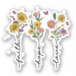 Sticker Foi-Espoir-Amour