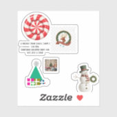 Sticker Folded Greeting Card (Feuille)