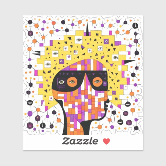 Sticker Folk 001 Nancy (Feuille)