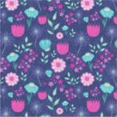 Sticker Fond à motif floral mignon (Devant)