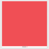 Sticker Fond uni rouge solide (Feuille)